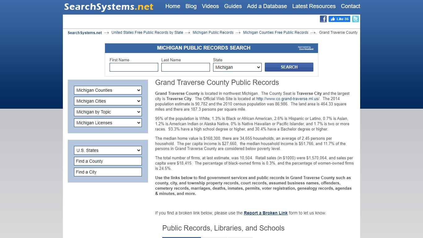 Grand Traverse County Criminal and Public Records